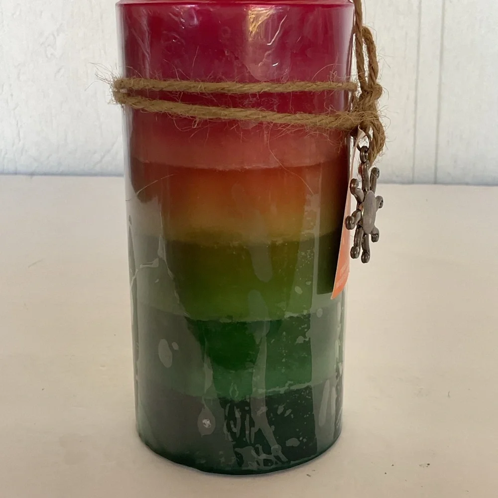 Pier 1 Citronella Pillar Candle NWT